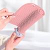 Curling Iron Heat Resistant Mat Anti-slip Silicone Rectangle Portable Flat Iron Hair Straightener Hair Styling Hot Tools