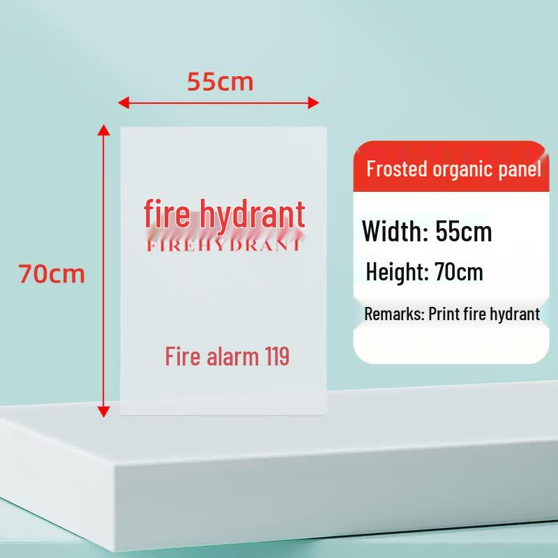 Acrylic & Aluminum-Plastic Fire Hydrant/Extinguisher Box Door Panels