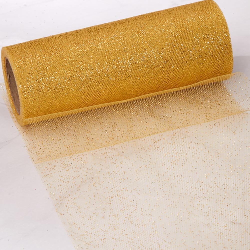 Блестящая марля с пайетками Сетчатая ткань DIY Ткань-сетка с пайетками Новые рулоны тюля Детский душ