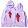 Hip Hop Hoodie Rihanna Double-sided Printing Gothic Fleece Sweatshirts With Pocket Harajuku Clothing Retro Pullovers