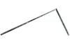 Shinwa Sokutei Curved Scale, Takumi Jingoro, Flexible, For Carpenters, Back Angle Scale, Silver, 1 Shaku, 6 Sun, 10878