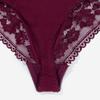 6Pcs Plus Size Sexy Panties Set Women Lace Wave Trim Stretch Cheeky Briefs Thongs 0Xl-5Xl