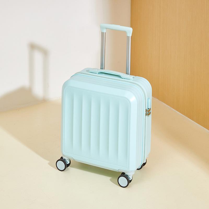 Lightweight Carry-On Luggage with Silent Wheels & Combo Lock for Students & Women