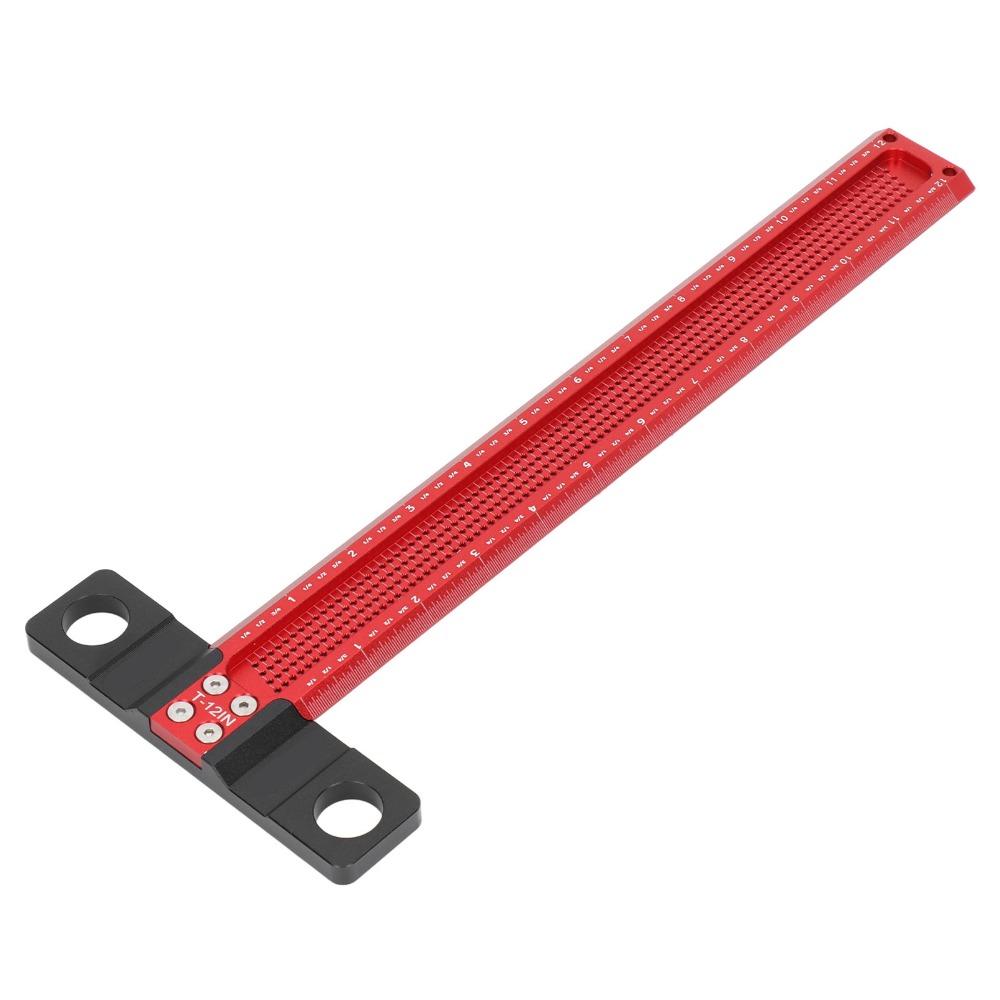 T-Type T Ruler 12 Inch Woodworking Ruler Convenient Precision Marking Tool Layout