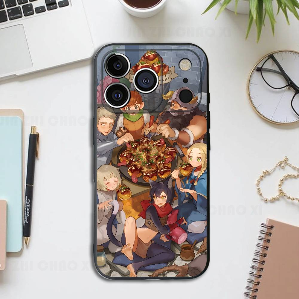 Cute Anime D-Delicious in D-Dungeon Silicone Phone Case For IPhone 17 16 15 14 13 12 11 X XS Plus Pro Max Shockproof Soft Cover