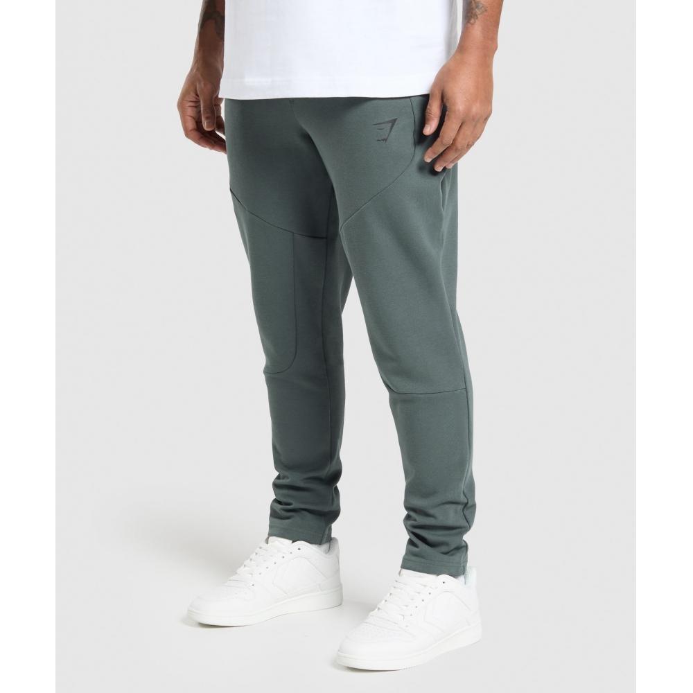 Gymshark Interlock Tech Joggers Slate Teal A1c3k Tbnh