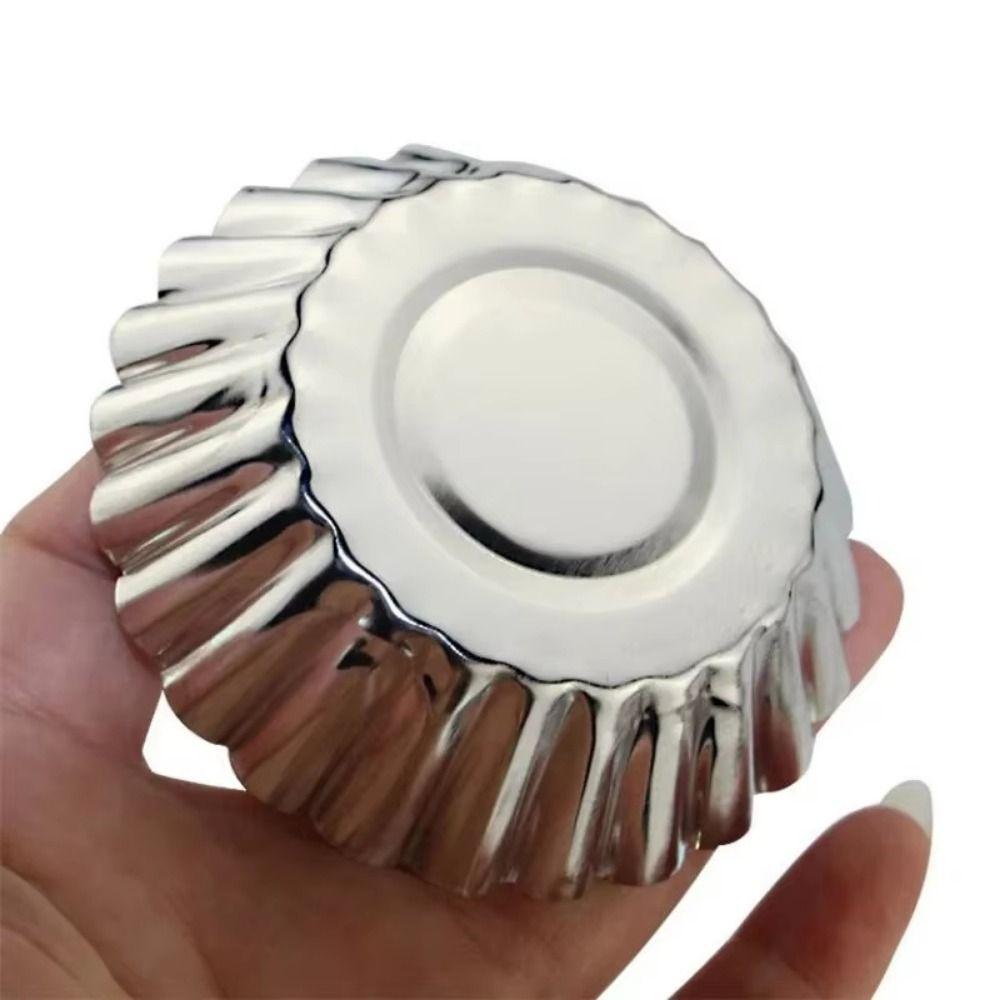 50Pcs Reusable Tart Muffin Molds Non-Stick Kitchen Baking Mold Cupcake Cakes Mold Egg Tart Baking