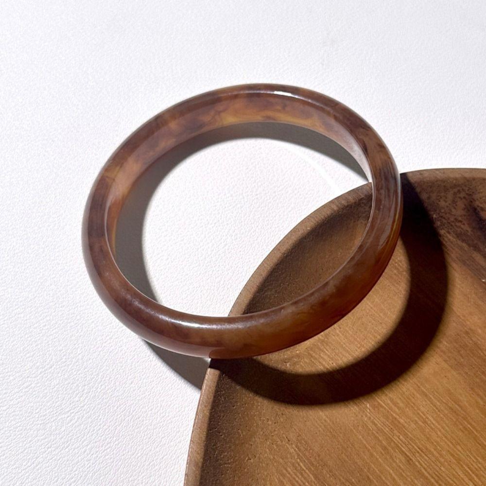 Богемный круглый геометрический браслет в европейском американском стиле ретро-кольцо на руку из смолы в подарок