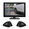 Монитор Antion 5 дюймов, комплект из 2 боковых камер, AHD1080P, IPS ЖК-монитор, Зеркало заднего вида,