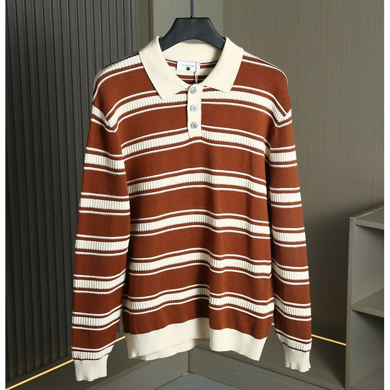 Bargain Finds from Export Surplus: Men's Casual Knitwear, European Quality Surplus, Faux Two-Piece V-Neck Sweater Jacket