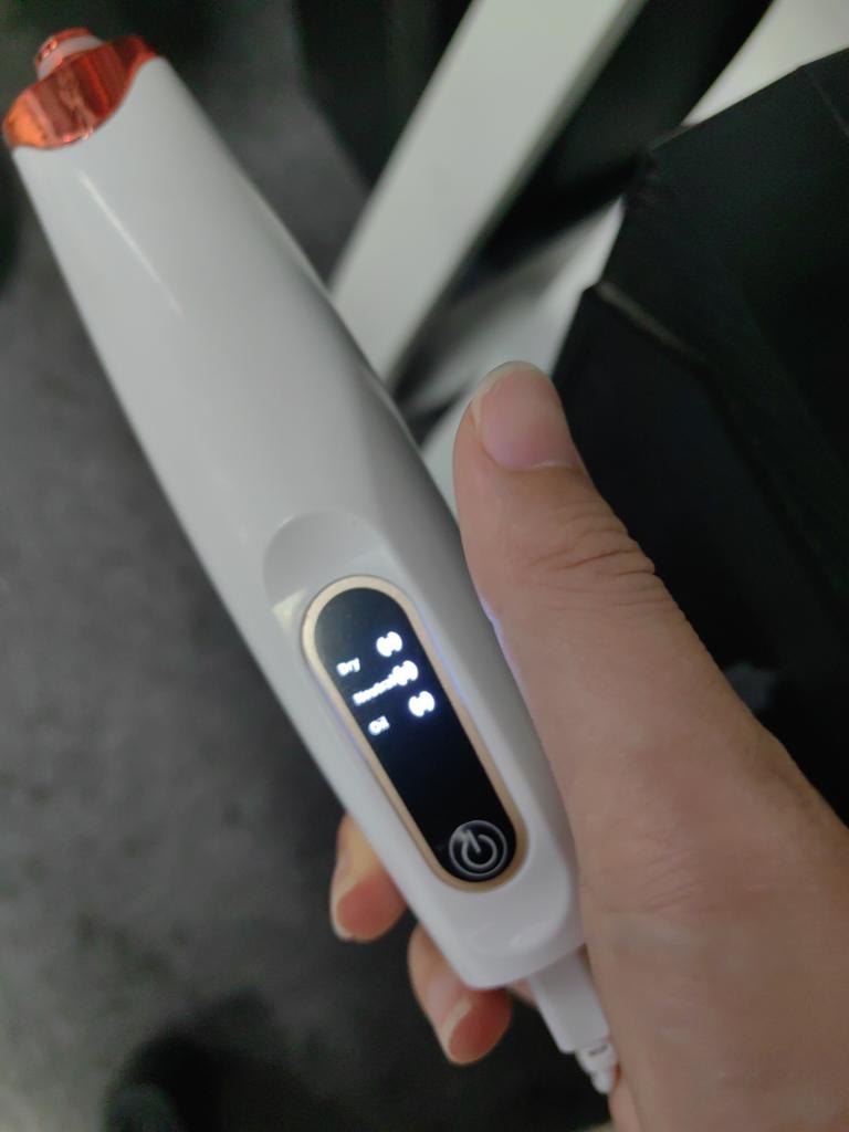 Acne Treatment Tool Efficient Blackhead Remover Rechargeable Pore Vacuum with Led Screen 3 Suction Probes 3 Modes for Women Men