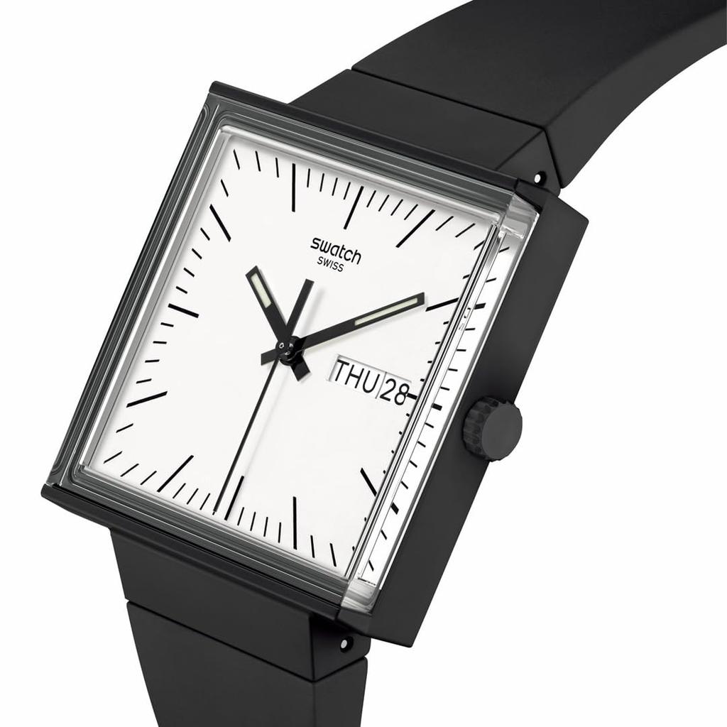 Swatch ЧТО ЕСЛИ…ЧЕРНЫЙ? Наручные часы SO34B700