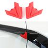 Red Silicone Door Anti-Collision Sticker Trim For Corvette C8 +