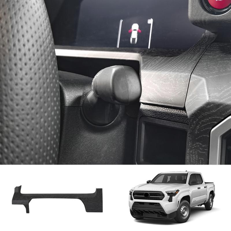 LHD Для TOYOTA TACOMA 2024 2025 ABS Черное дерево Панель центрального управления стеклоподъемниками, панель переключения передач, крышка дефлектора кондиционера