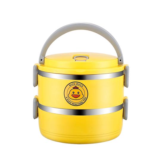 Ланч-бокс Жаростойкий Штабелируемый Большая вместимость Легко носить с собой Многофункциональный Герметичный с крышкой Складной