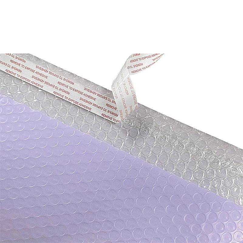 50 шт. фиолетовые почтовые конверты с пузырьковой подкладкой, почтовые конверты с пузырьковой подкладкой, почтовые конверты из полиэтилена для упаковки, самоклеящиеся пакеты для транспортировки с пузырьковой подкладкой