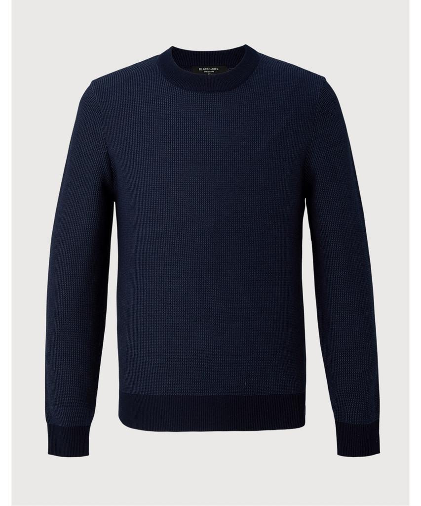 INDIAN Men'S Solid Round Neck Knit_Mivbr3S1161