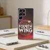 Новый Чехол для Телефона Fourth Wing Для Samsung S25,S24,S21,S22,S23,S30,Ultra,S20,Plus,Fe,Note,10,9,5G Прозрачная Крышка