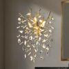 Luxury Crystal Suspension Pendant Lighting Fixture for Dining Room Living Room Lamp for Bedroom Pendant Chandeliers Home Decor
