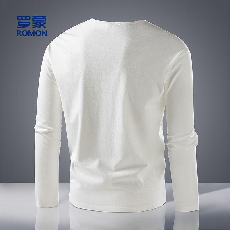 [Chinese style Henry collar] Milan cotton men's T-shirt