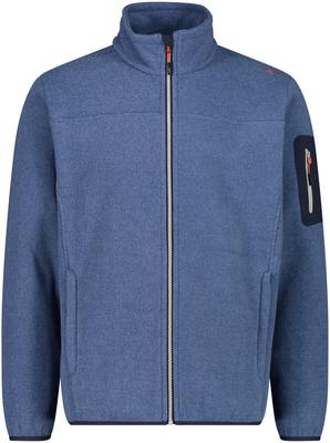 Куртка мужская CMP Fleece Jacquard-Knit-Tech Jacket (38H2237) bluestone