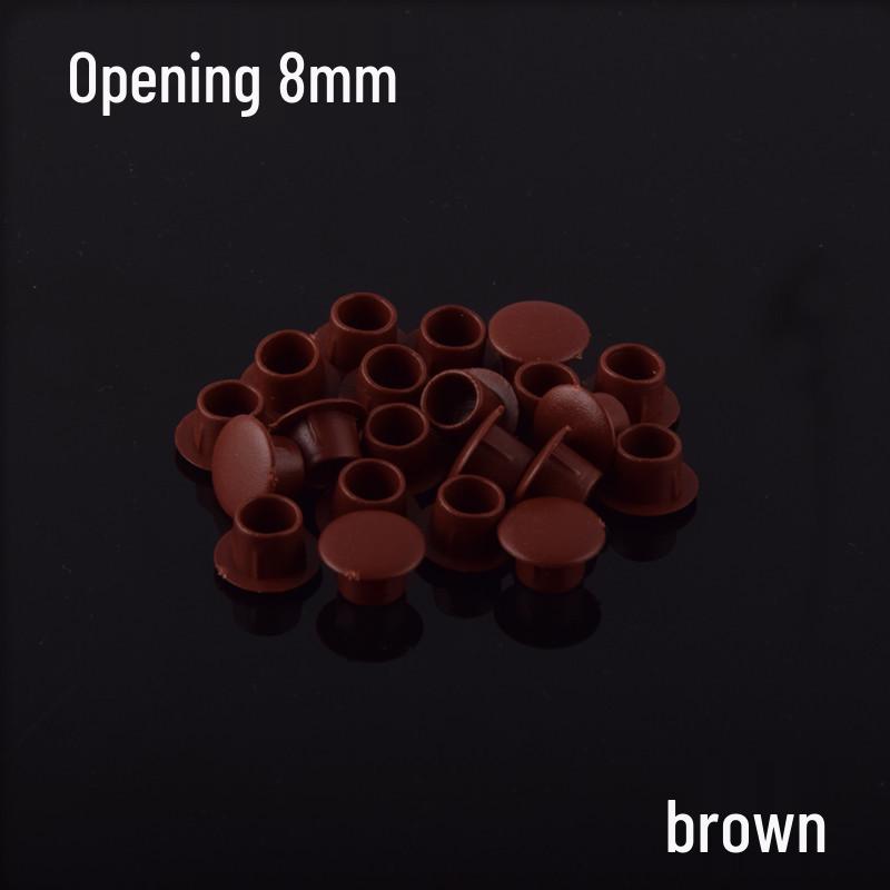 Круглые пластиковые заглушки для отверстий для шкафов и гардеробов - Декоративные пылезащитные крышки для винтов