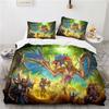 World of Warcraft Games Bedding Set Horde Banner Flag Printed Duvet Cover Set Pillowcase Twin Full Queen King Size Drop Shipping