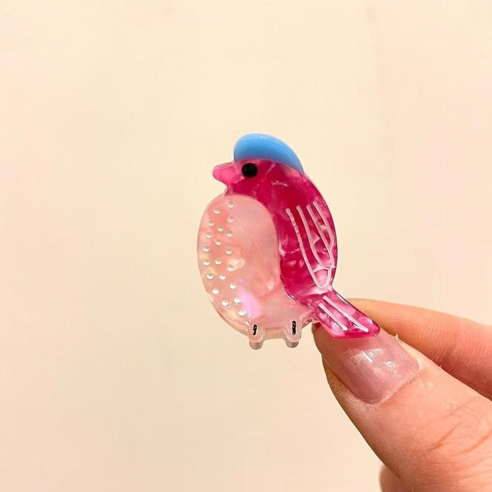 Mini Size Bird Hair Claw Acetate Women's Hairpin Cute Hair Clip