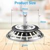 Stainless Steel Sink Filter Bathtub Drain Hair Catcher Kitchen/Bathroom Plug