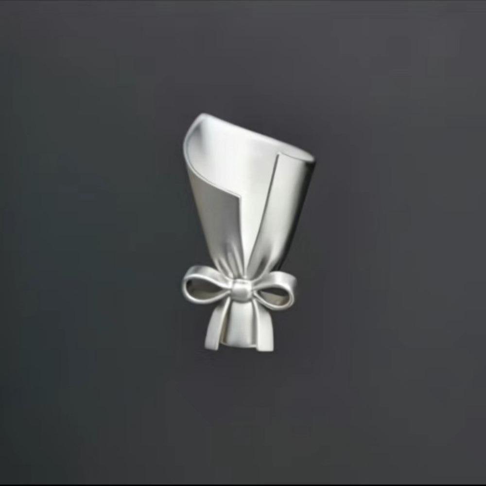 DIY Wearable Flower Brooches Mini Artful Flower Vase Brooch Birthday Celebration