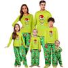 Parent-child Christmas Print Home Suit Long-sleeved Top And Pants