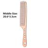 Space Aluminuml Hair Comb Pro Hairdressing Combs Hair Cutting Dying Hair Brush Barber Tools Salon Accessaries