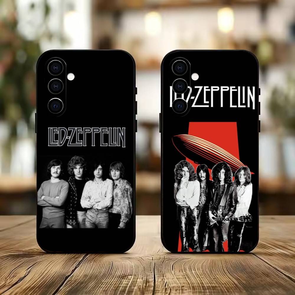 Чехол для телефона L-Led Z-Zeppelin Черный Мягкий Силикон Для Samsung Galaxy A73,A72,A71,A70,A53,A52,A51