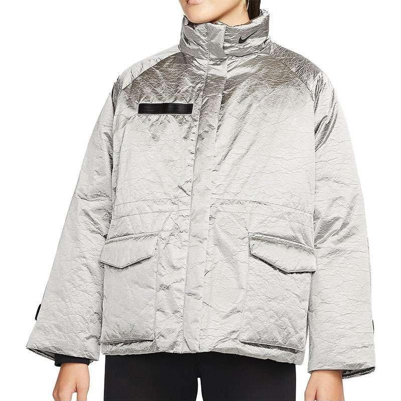 Nike Женская серебристая пуховая куртка DD4647-013