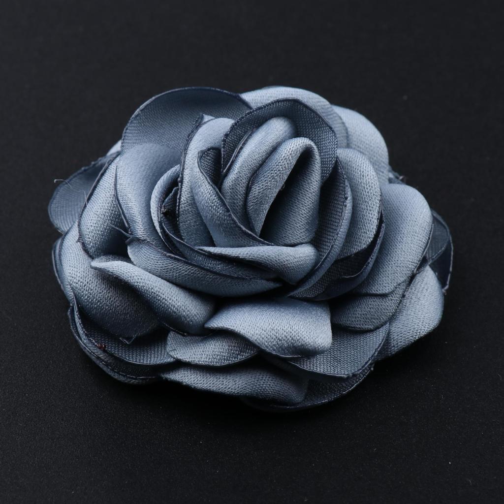 5CM Large Fabric Flower with Burned Edge for Jewelry, Clothing, Headwear, Hair Clips & Decorative Accessories