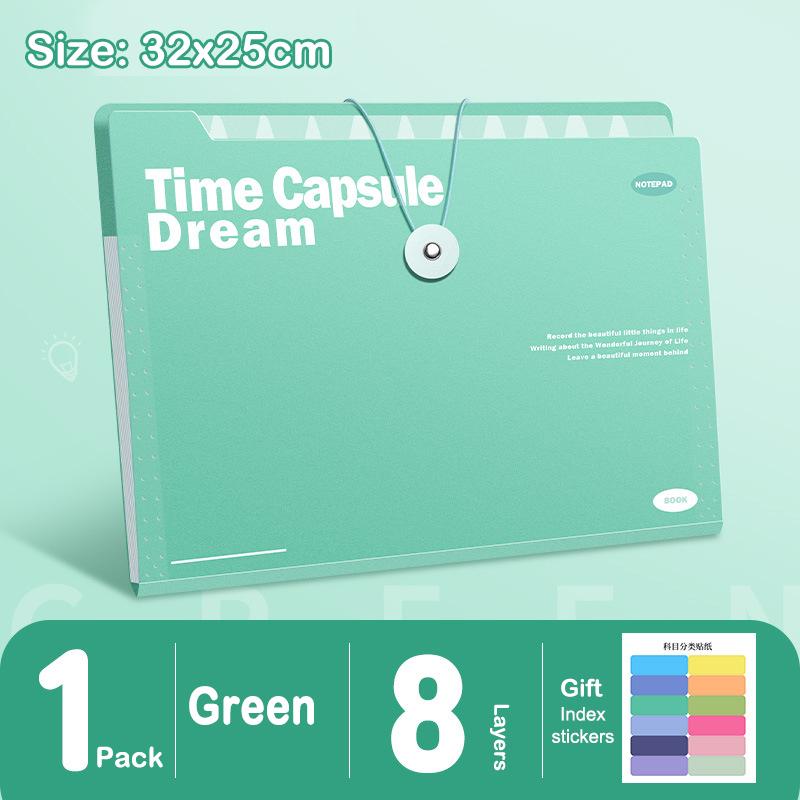 Папка-файл формата А4 с 5/8/12 карманами, хранилище для контрольной бумаги, портативный водонепроницаемый органайзер, большая емкость, классифицированный портфель