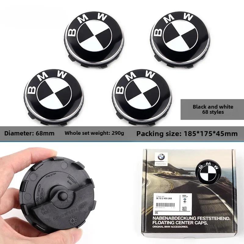 YABBF1 For BMW New 2025 BMW 68mm 56mm Floating Wheel Center Cap for E9QE91 E92 E93 F30 F10 F11 F04 E84 E83 F25 E70 Cooper 3D Car Badge
