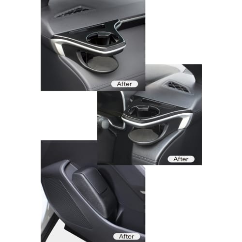 Tsuchiya Yac Car Model Specification Drink Holder Trash Can for Driver Seat and Passenger Seat Set for Toyota Corolla Cross SY-CO5 SY-CO6 SY-CO7