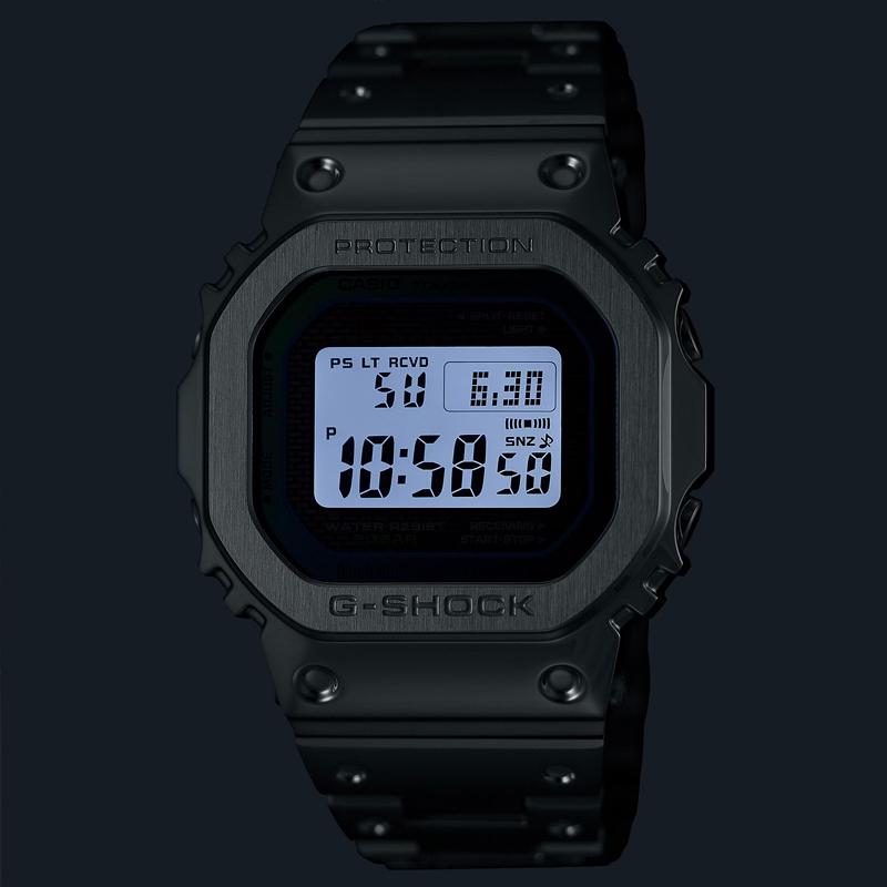 Casio Унисекс Полностью Металлические Часы Серии GMW-B5000PC-1JF Серые