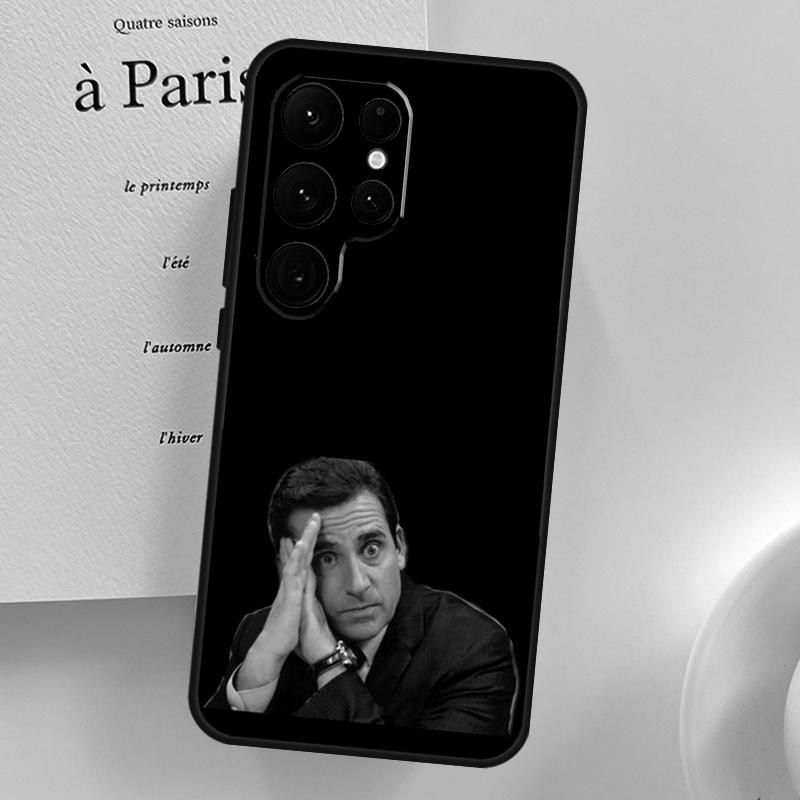 The Office Michael Scott Case For Samsung Galaxy S26 Ultra S25 S24 S23 S21 S22 Ultra S10 S20 Plus S25 FE Phone Cover