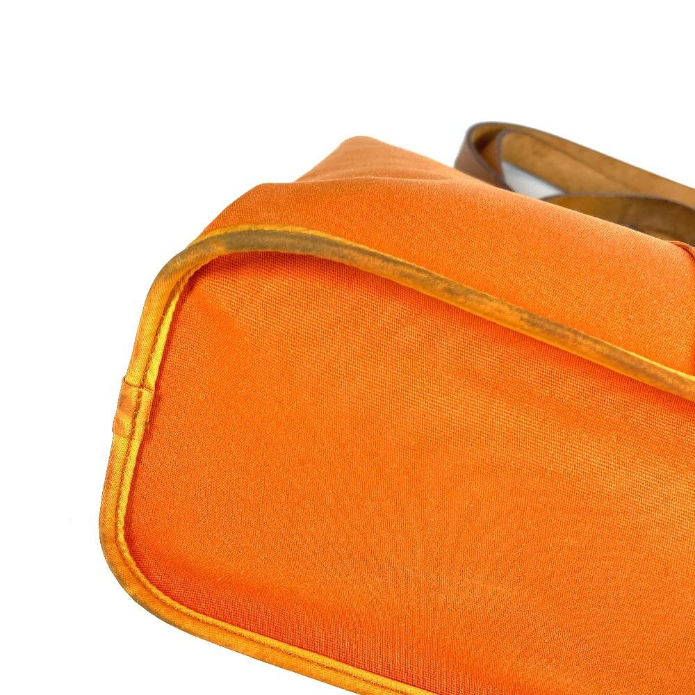 HERMES Kabak Elan PM Kabak Elan PM Shoulder Bag Tote Bag Canvas/Leather Orange