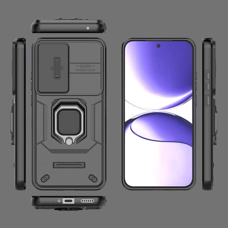 For Redmi Turbo 4 Pro 5G For Redmi Turbo3 Turbo4 Pro Cover Lens Protection Shockproof Push window Magnetic Holder Bumper