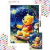 DIY Diamond Painting The Fairy Wand and Winnie Cross Stitch Kit Mosaic Art Diamond Painting Full Circle Diamond Home Decoration
