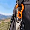 5pcs Plastic Carabiner Clip Set Multi Tool Outdoor Fishing High Quality Tourist Small Hooks