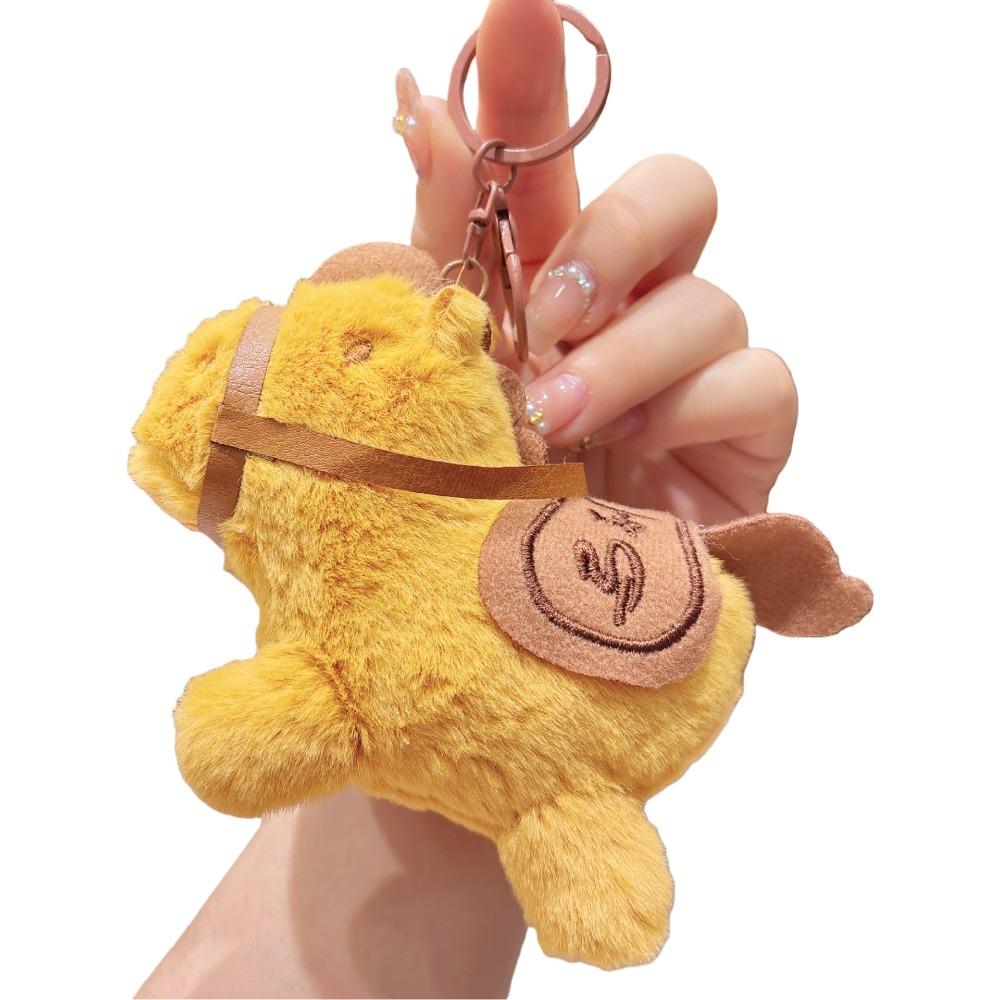 Year of Horse Stuffed Animal Horse Kawaii Pony Figurine Plush Horse Doll Pendant Key Holder