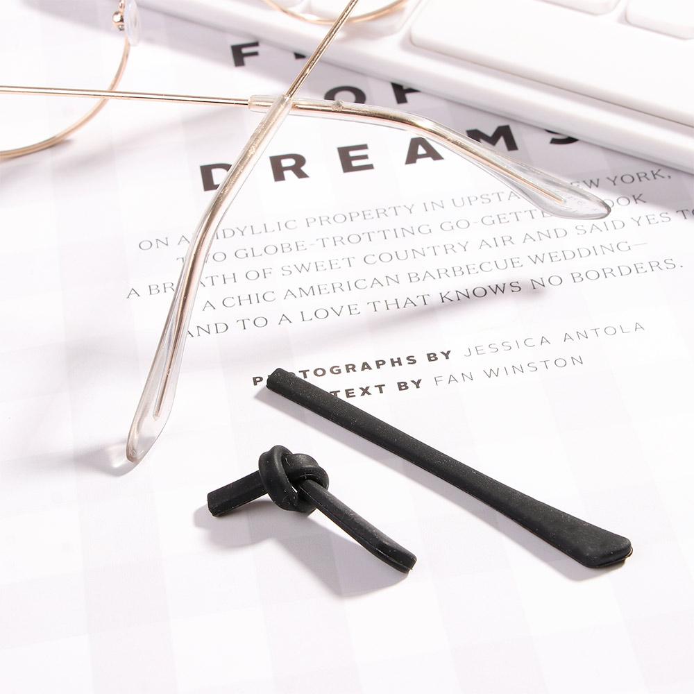 Square Grips Silicone Tubes Glasses Ear Ear Hook Temple Tips