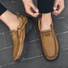 Мужская обувь из натуральной кожи, роскошные повседневные кроссовки на платформе, теннисные лоферы, мокасины, походы на открытом воздухе, треккинг для мужчин, тенденции 2024 года