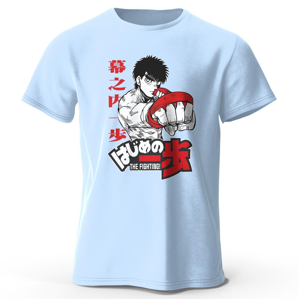Unisexs New Summer T Shirt Japanese Cartoon Boxing Gym Print Anime Graphic Tees For Unisex Unisex Tops