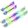 HUDIY Side Step Plates for the New Outlander 2021 and This Interior Part Features a Newly Reflective Finish with a Rainbow Front and Rear Sets of Step