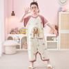 Tencel Kids Pajama Set Girls Lightweight Cartoon Print Romper Sleepwear